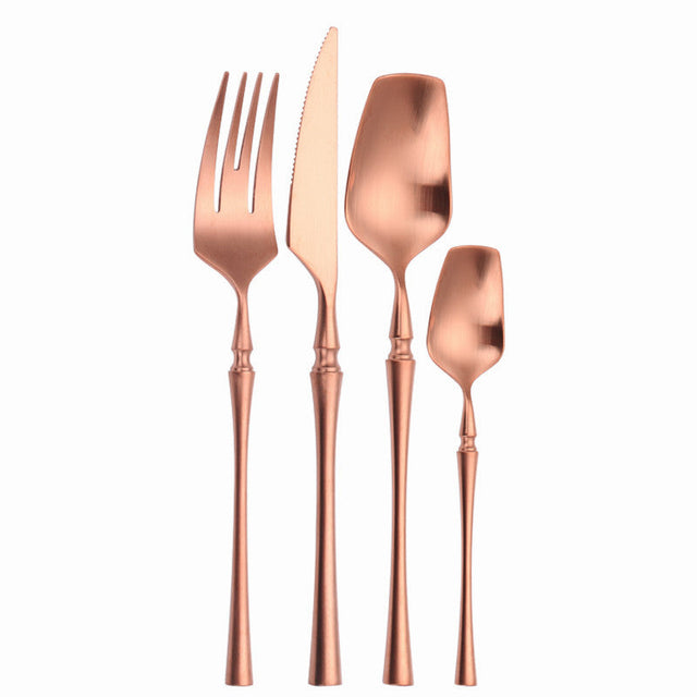 Rose Gold Colosseum Cutlery Set