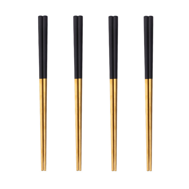 Black & Gold Oriental Chopsticks