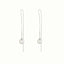 Pearl Silver Threader Earrings