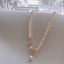 Sweet Butterfly & Pearl Necklace