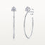 Hoop Dazzling Diamond Earrings
