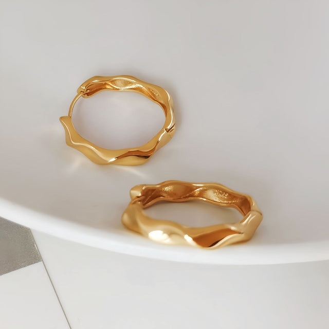 Silhouette Hoop Earrings