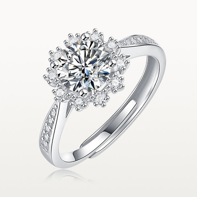 Snowflake Diamond Ring