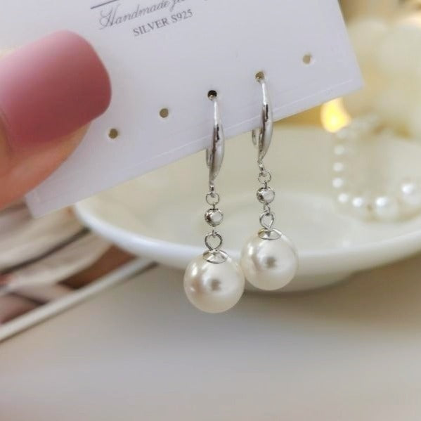 Calmly Pearl Drop Earrings
