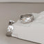 Thick Silver Hoop Earrings