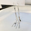 Long Linear Drop Earrings