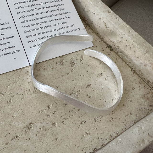 Ribbon Silver Bracelet