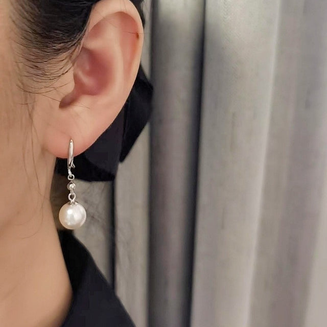 Calmly Pearl Drop Earrings