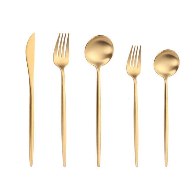 Gold Scandi Cutlery Set