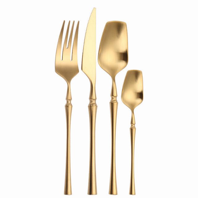 Gold Colosseum Cutlery Set