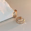 Thick Silver Hoop Earrings