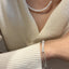 Half Silver& Pearls Bracelet
