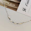 Smile Line Silver Necklace