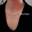 Gold Floral Pearl Necklace