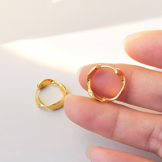 Spiral Hoop Earrings