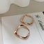 Square Silver Earrings