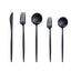 Black Scandi Cutlery Set