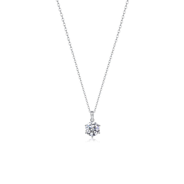 Lonely Star Diamond Necklace