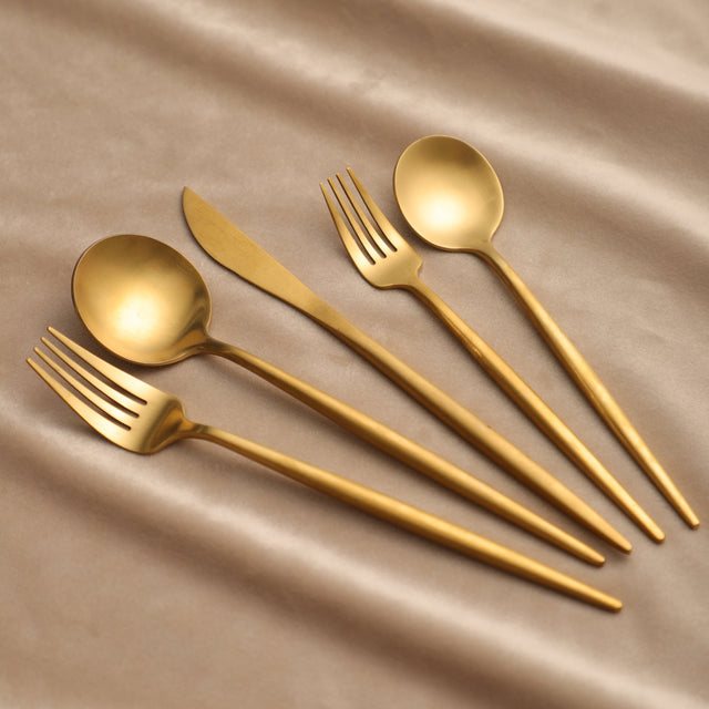 Gold Scandi Cutlery Set