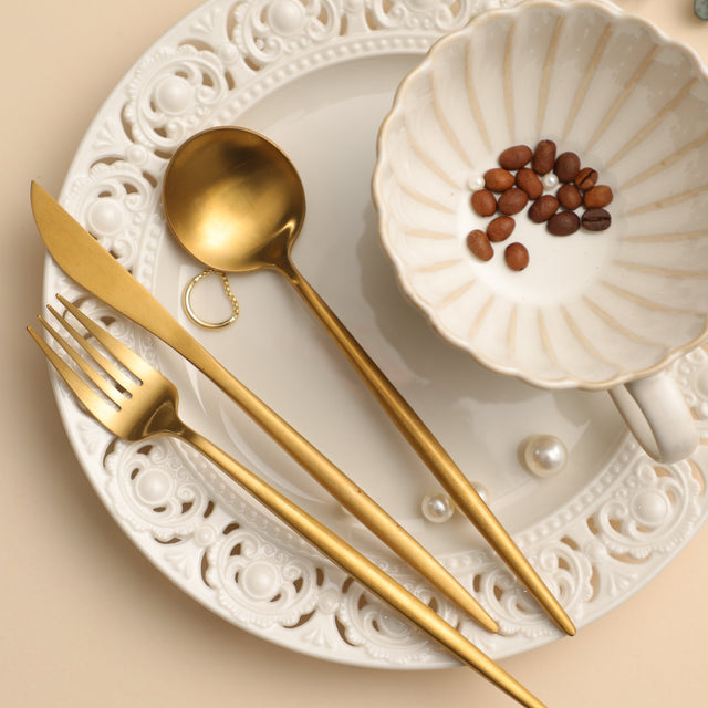 Gold Scandi Cutlery Set