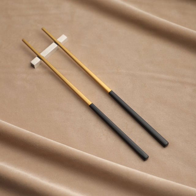 Black & Gold Oriental Chopsticks