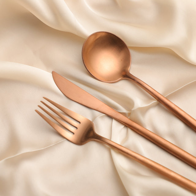 Rose Gold Scandi Cutlery Set