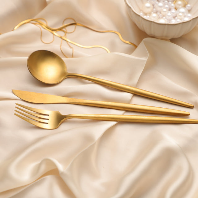 Gold Scandi Cutlery Set