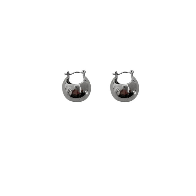 Big Dome Hoop Earrings