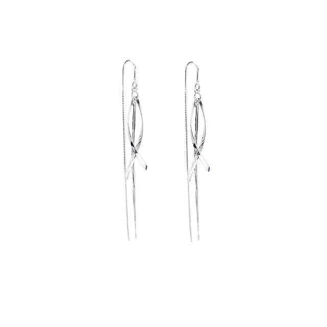 Wave Thread Earrings