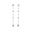 Long Pearl Drop Earrings