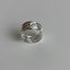 Wide Wave Silver Ring