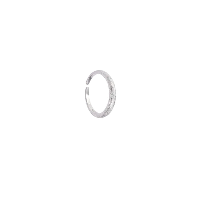 Glittering Silver Ring