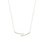 Gold Line&Pearl Necklace