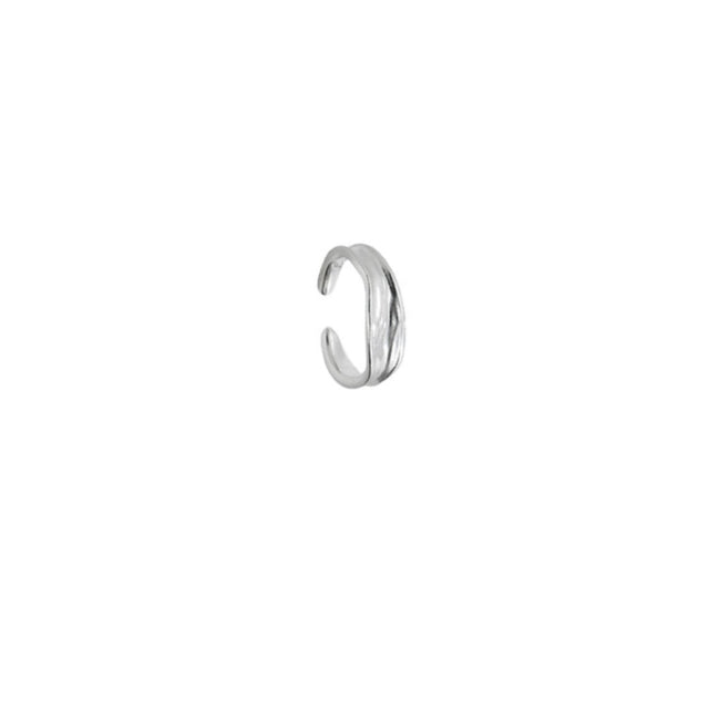 Wrinkle Silver Ring