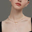Heart Pendant Pearl Necklace