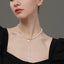 Heart Pendant Pearl Necklace