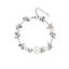 Small Sweet Silver and Pearl Bracelet