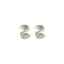 Swirl Fusilli Silver Stud Earrings