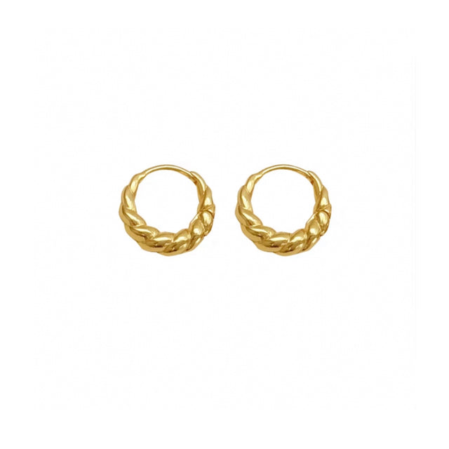 Twisted Hoop Earrings