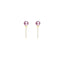 Shinning Purple Pearl Earrings