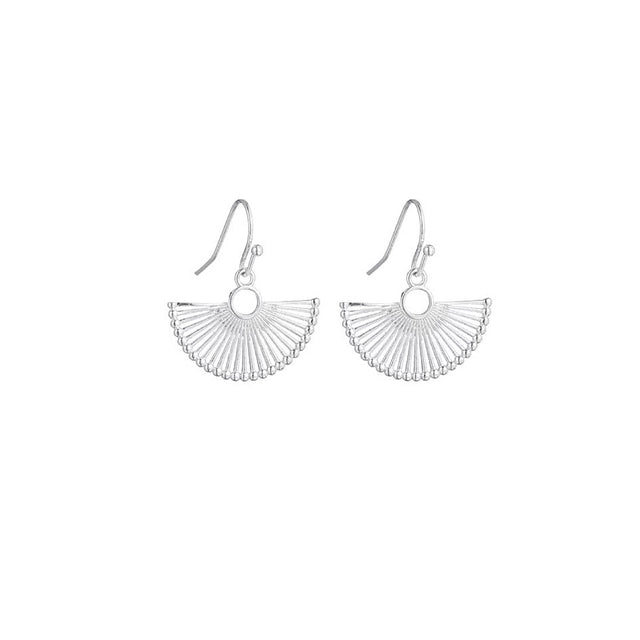 Peacock Silver Earrings