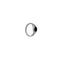 Black Agate Silver Ring