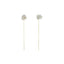 Petal Pearl Drop Earrings