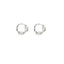Twisted Ribbon Hoop Earrings