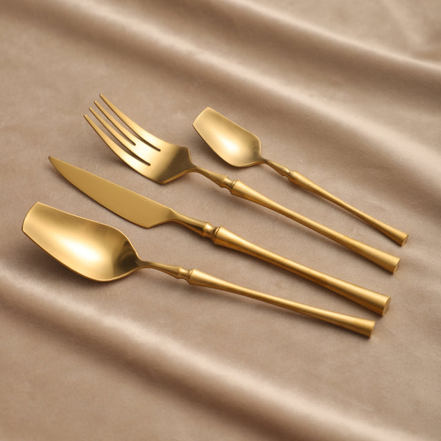 Gold Colosseum Cutlery Set