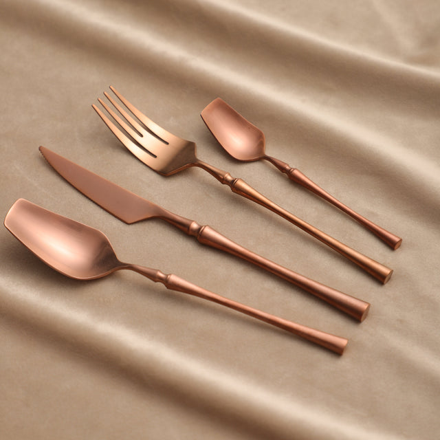 Rose Gold Colosseum Cutlery Set